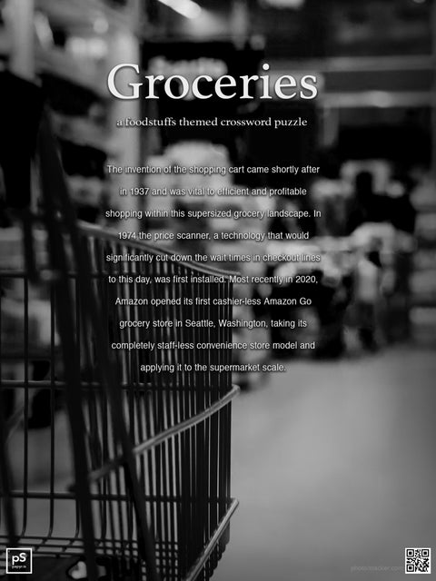 Groceries Crossword