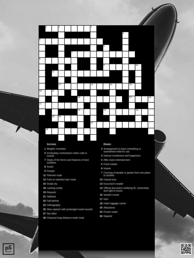 Travel Crossword 3