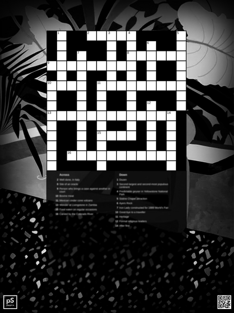 Travel Crossword 2