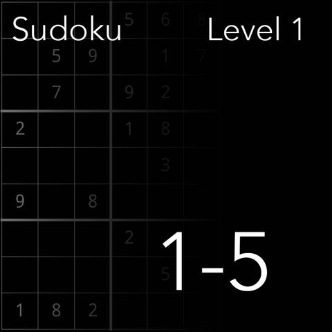 Sudoku level 1-5